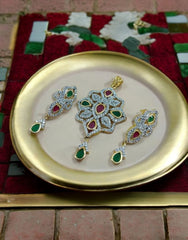 Zircons Pendant Set 0003