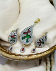 Zircons Pendant Set 0007