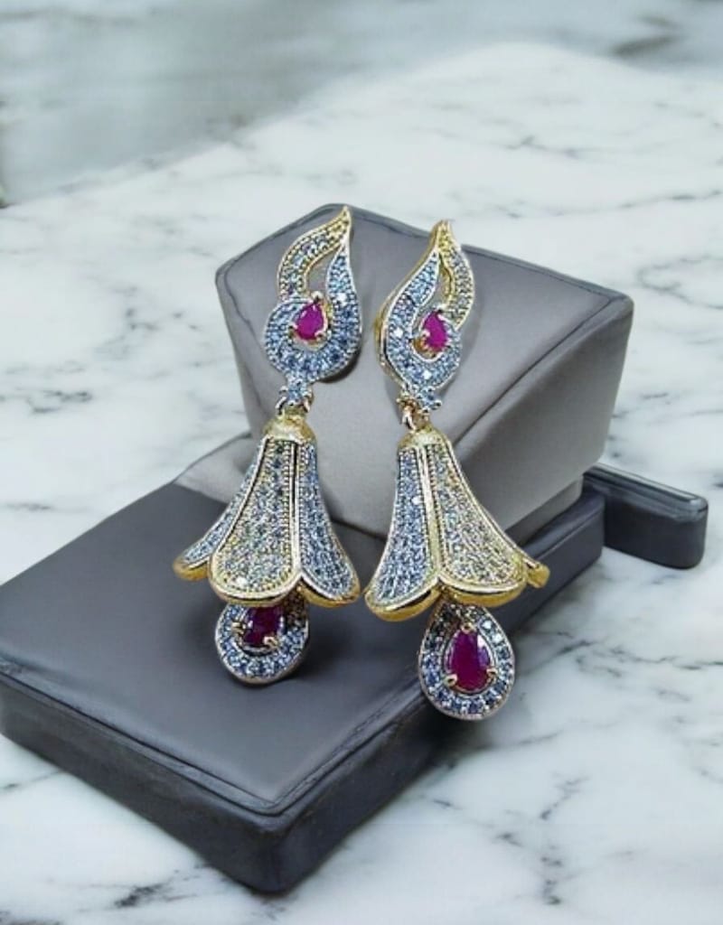 AD Zircons Earrings 0011