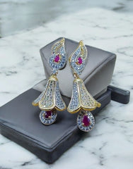 AD Zircons Earrings 0011