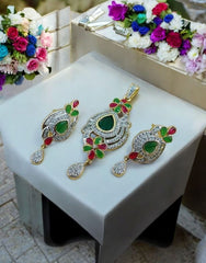 Zircons Pendant Set 0006
