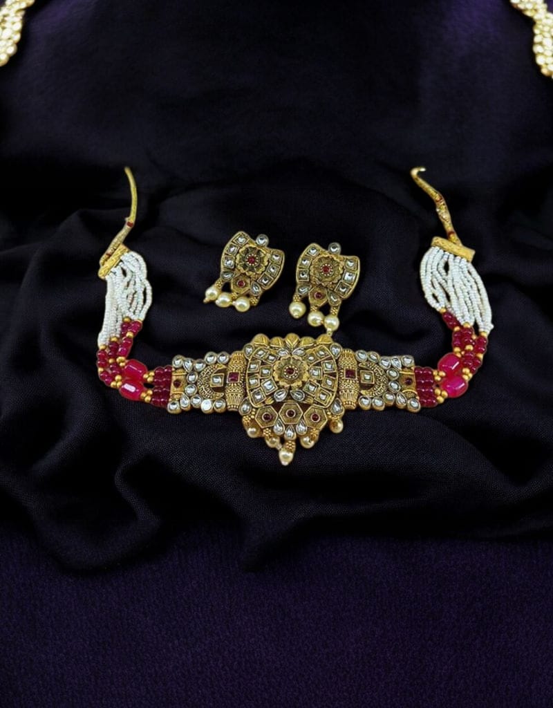Kundan Necklace Set 0010
