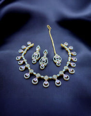 Zircons Necklace Set 0019