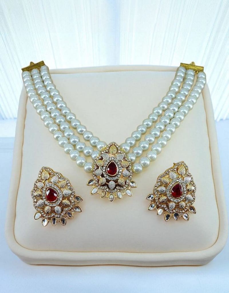 Kundan Necklace Set 0011