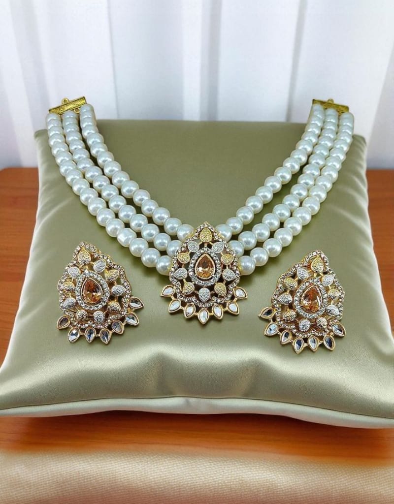 Kundan Necklace Set 0011