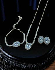 Zircons Necklace Set 0021