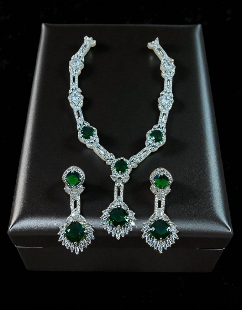 Zircons Necklace Set 0022