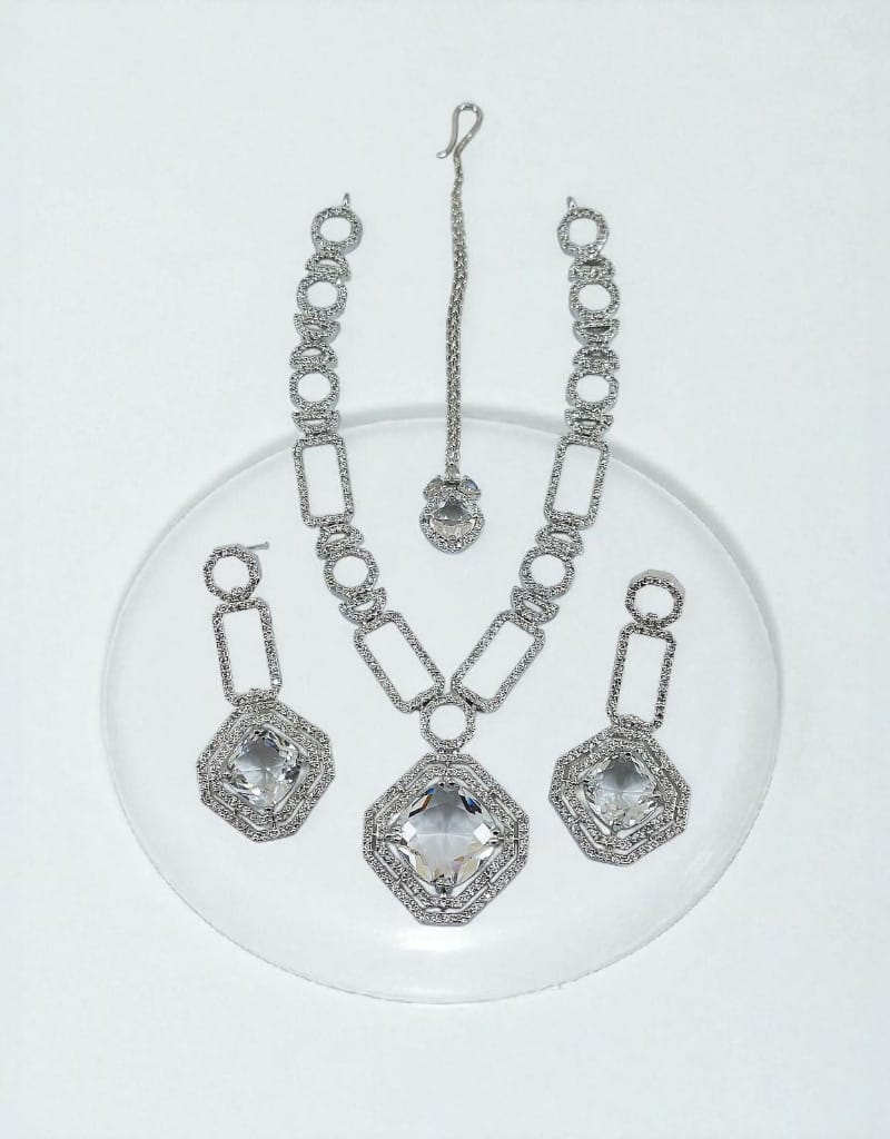 Zircons Necklace Set 0023