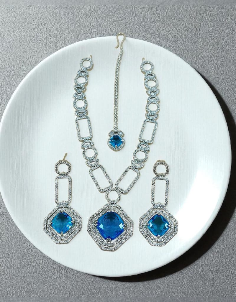 Zircons Necklace Set 0023