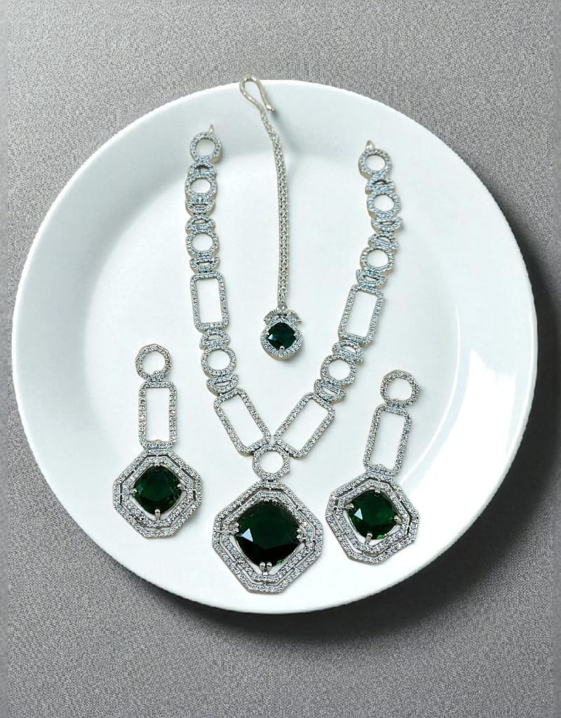 Zircons Necklace Set 0023