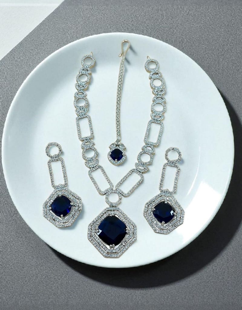 Zircons Necklace Set 0023