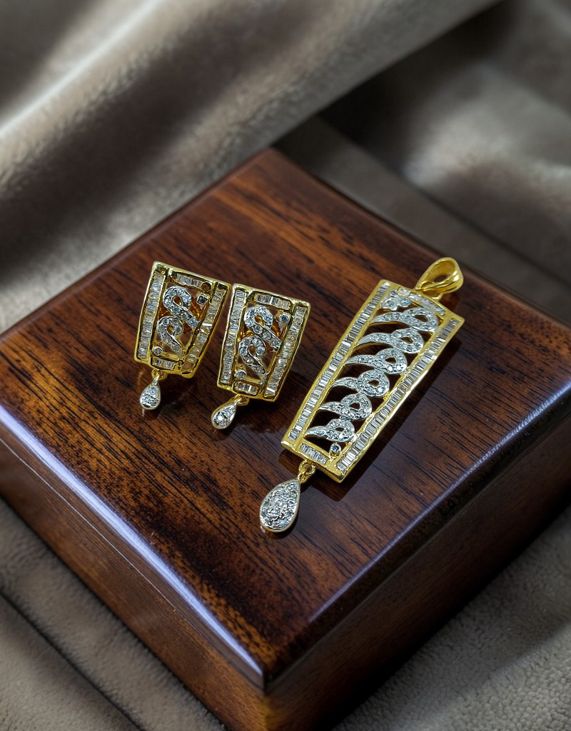 Zircons Pendant Set 0018