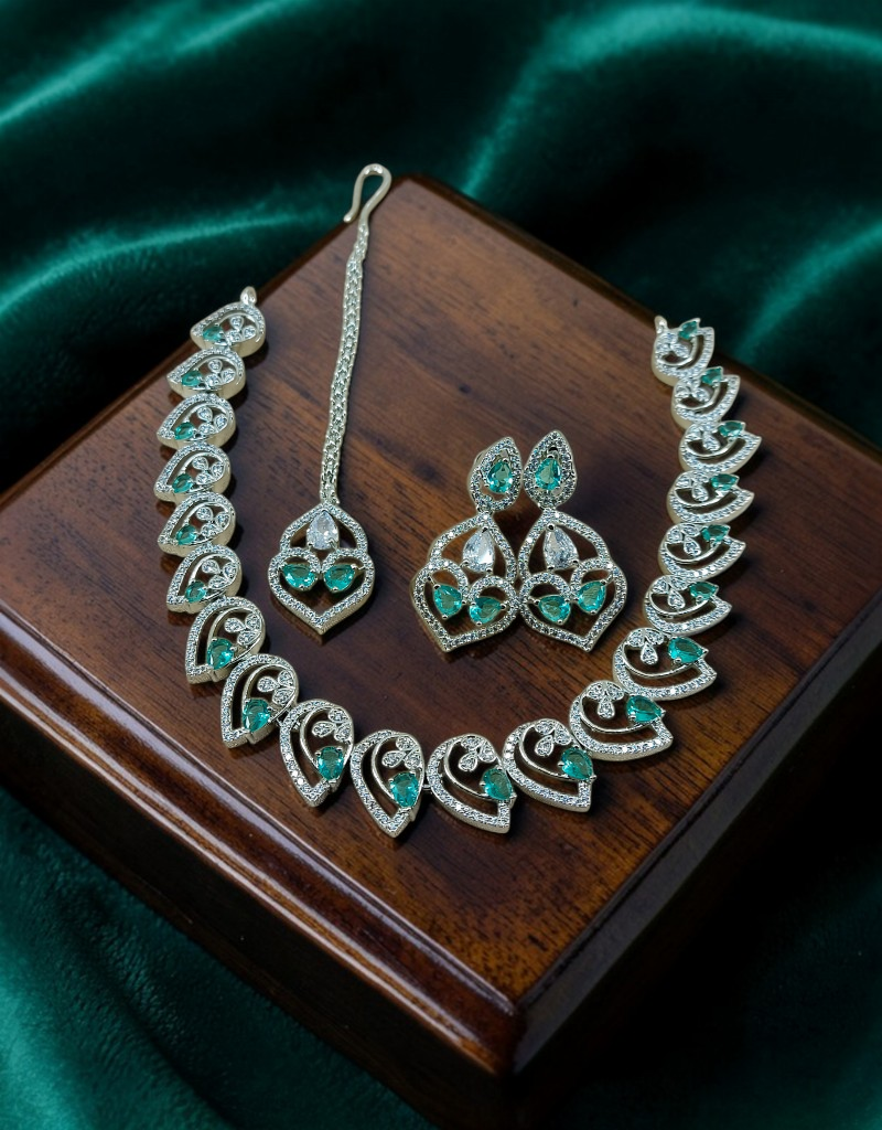 Zircons Necklace Set 0033