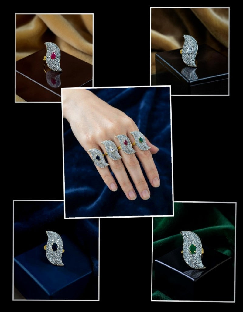 AD Zircons Ring 0040