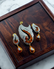 Zircons Pendant Set 0024