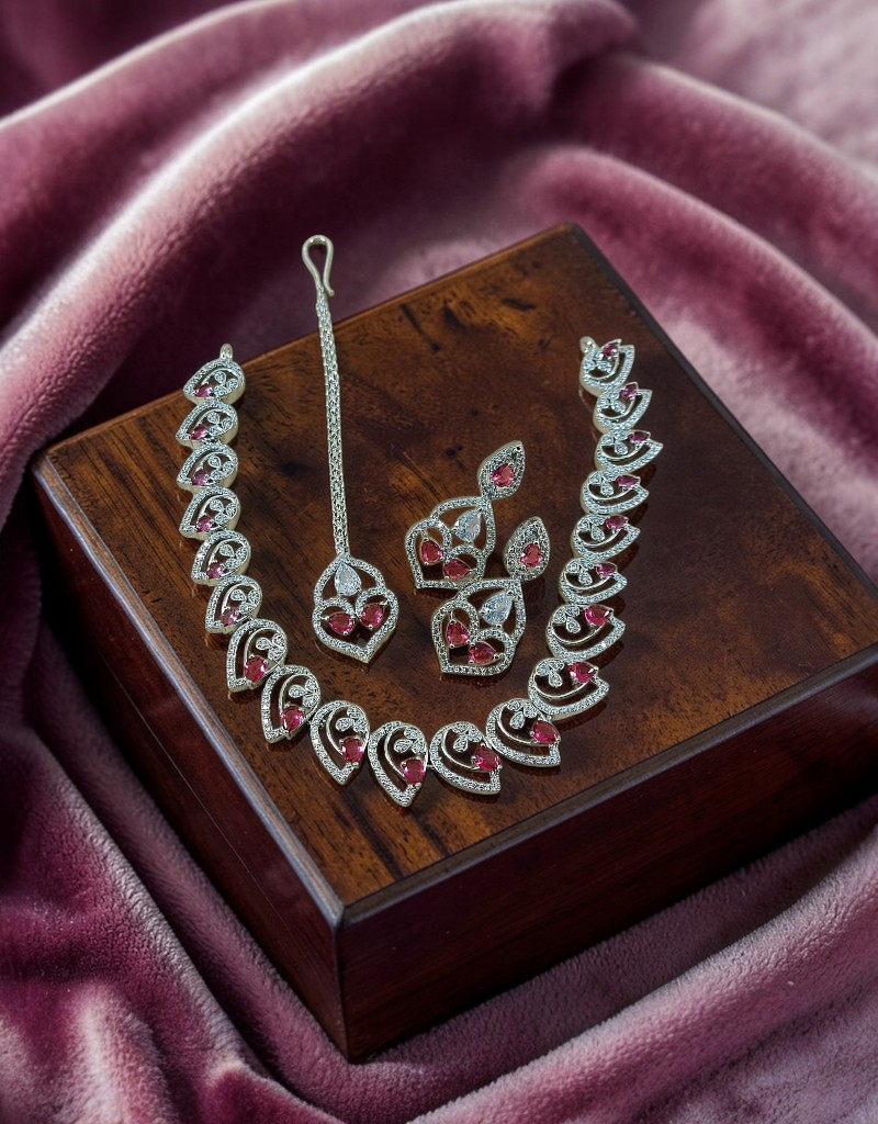 Zircons Necklace Set 0033