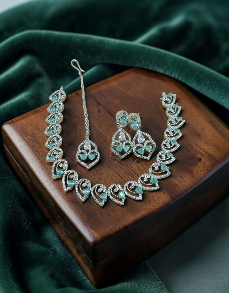 Zircons Necklace Set 0033