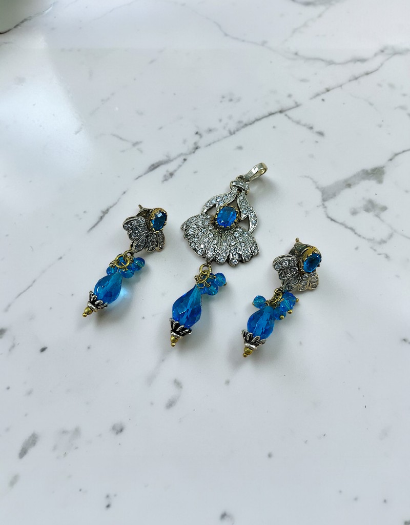 Zircons Pendant Set 0020