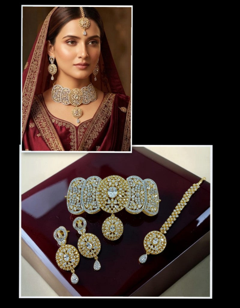Zircons Necklace Set 0037
