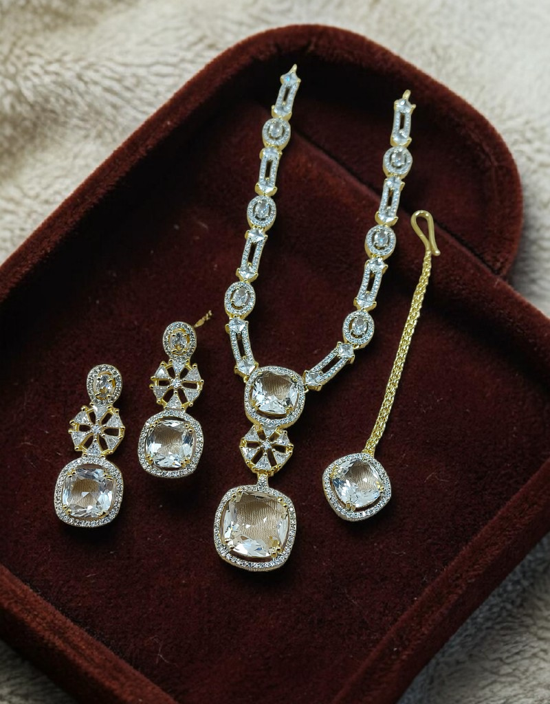 Zircons Necklace Set 0034