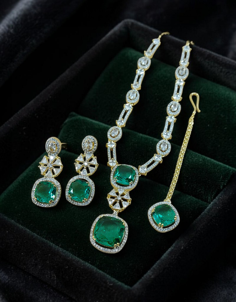 Zircons Necklace Set 0034