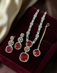 Zircons Necklace Set 0034