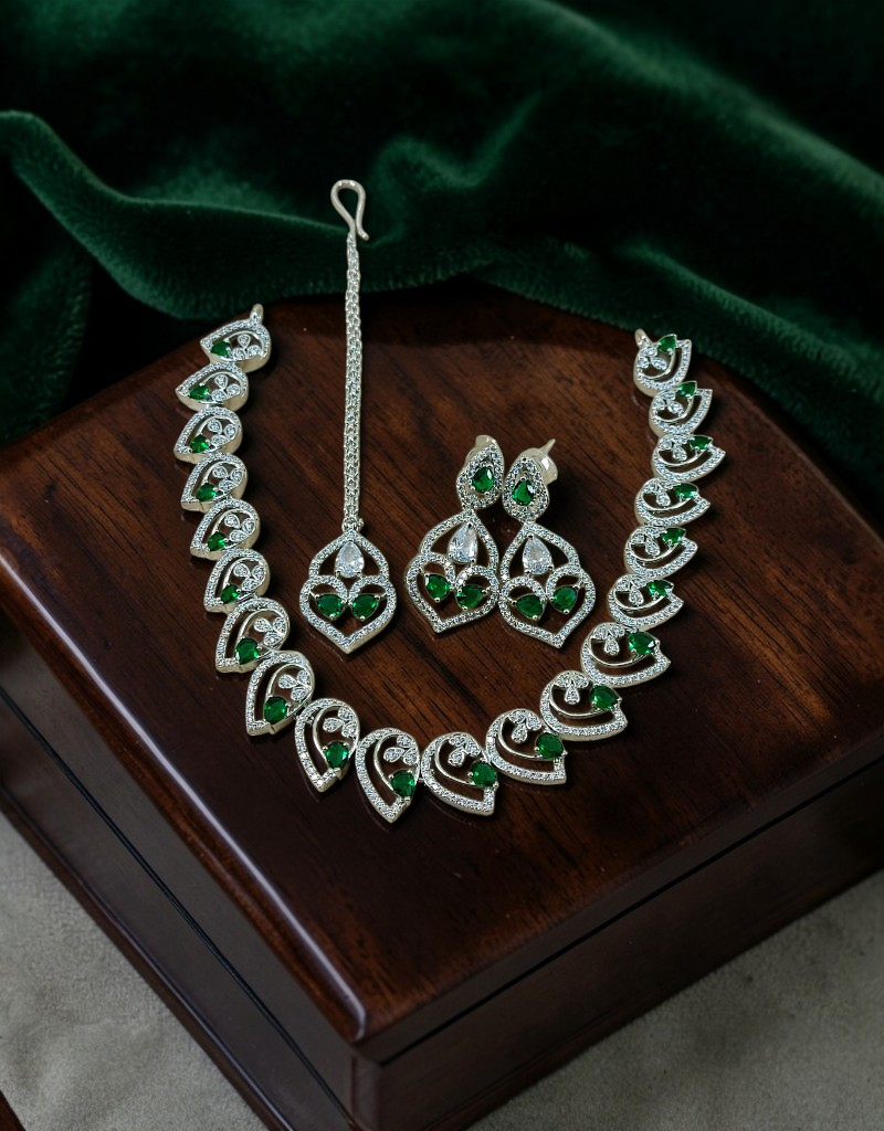 Zircons Necklace Set 0033