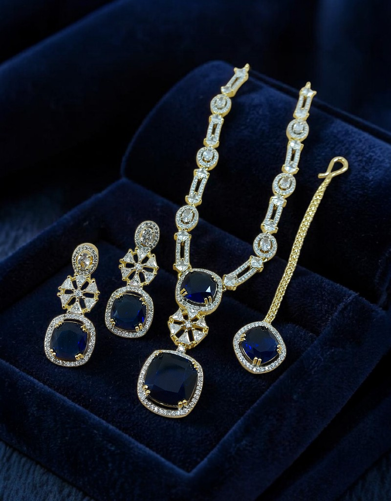 Zircons Necklace Set 0034