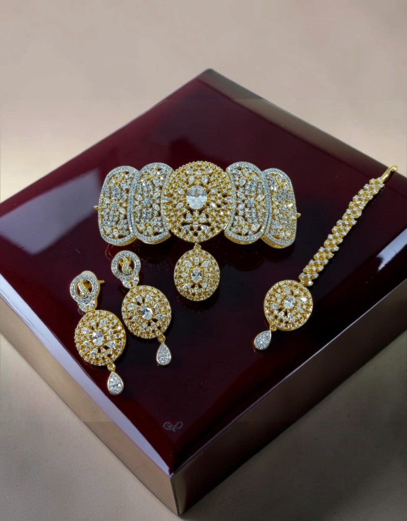 Zircons Necklace Set 0037