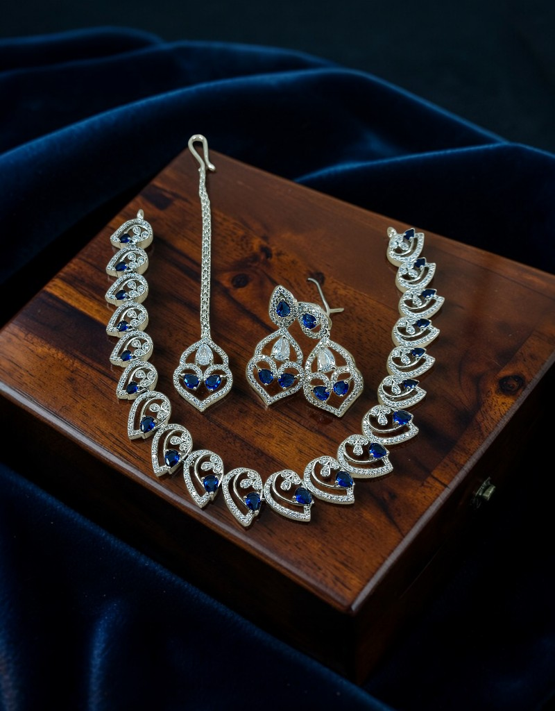 Zircons Necklace Set 0033