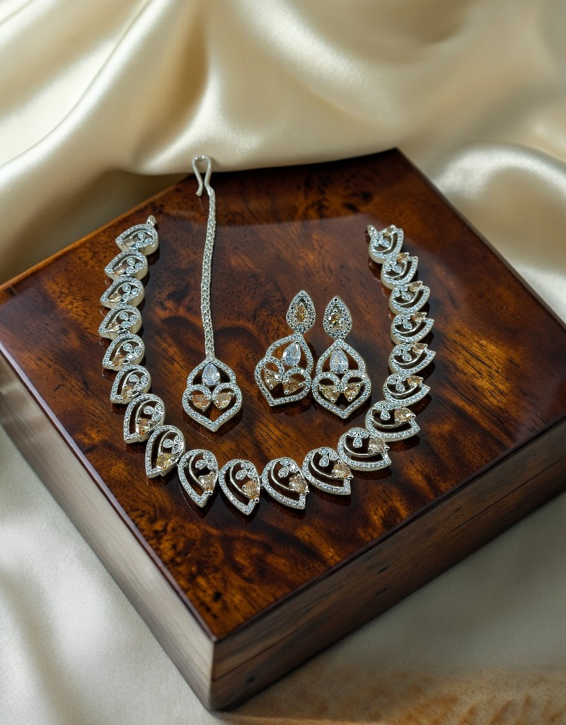 Zircons Necklace Set 0033